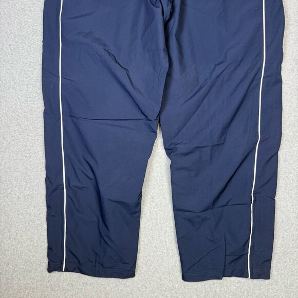 Vintage Nike Men's Size XXL 2XL Blue White Stripe Track Windbreaker Pants Hype - Picture 8 of 12